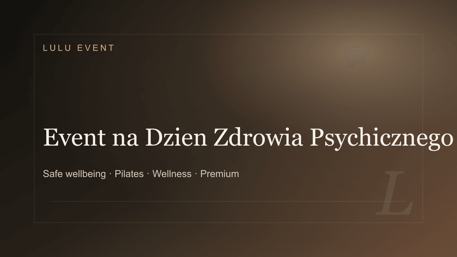 Premium cover for Event na Dzień Zdrowia Psychicznego